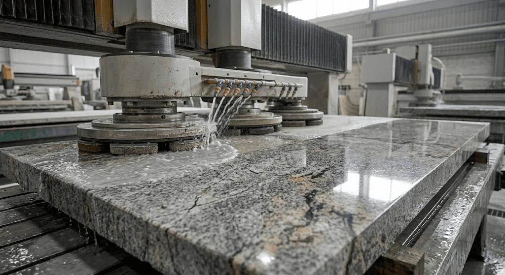 Finished stone and quality inspection detail