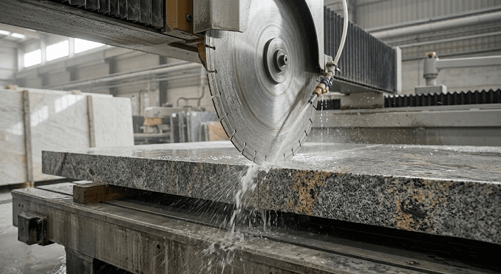 Precision stone cutting machinery