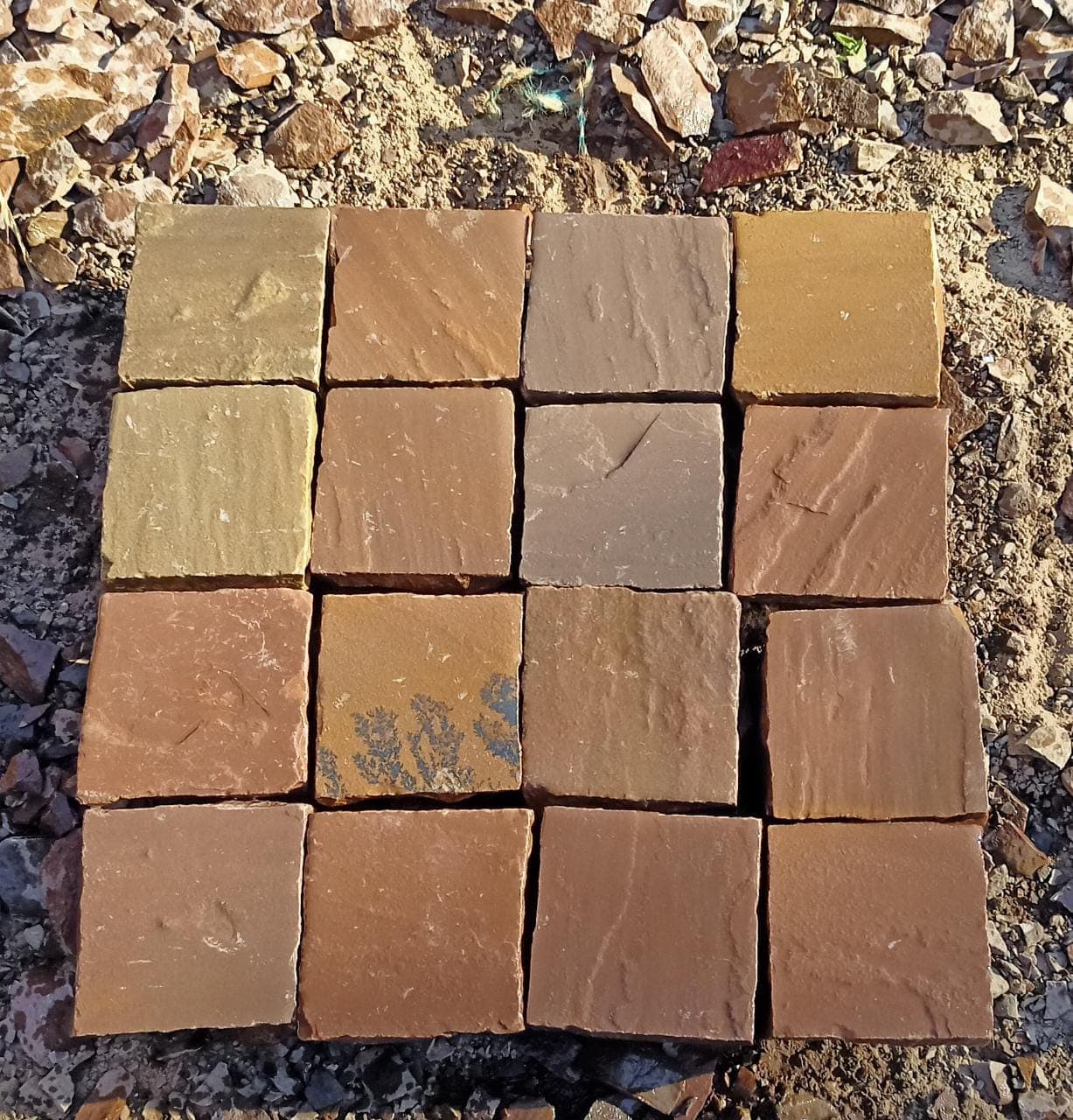 Brown Cobbles parking-walkway — Rocks Studio