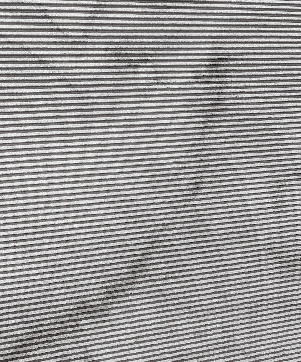 3D White Fluted